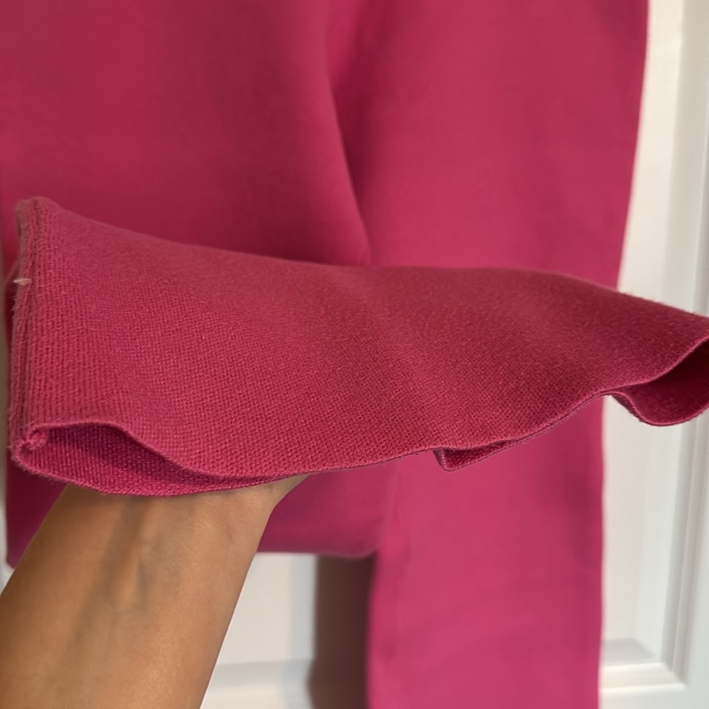 Bright Pink Flared Lounge Pants - Picture 7 of 12